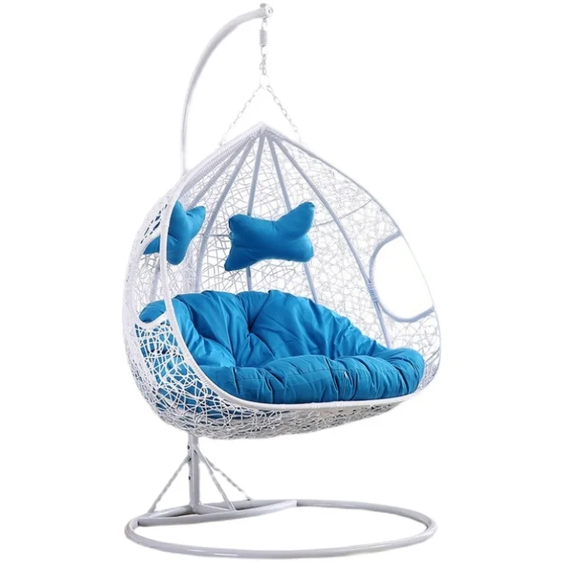 Double Hanging Basket Rattan Chair Indoor Bed Household