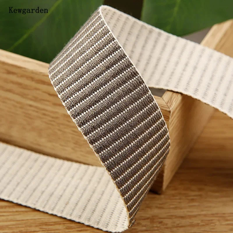 Kewgarden Stripe Grosgrain Ribbon 10 25 38 mm 1\