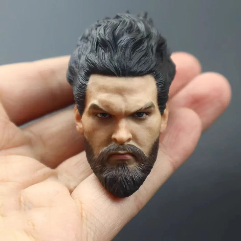 تخفيضات كبيرة 1/6 ذكر ابن ملك البحر مع شعر طويل رئيس نحت النحت لمدة 12 بوصة عمل أرقام جمع