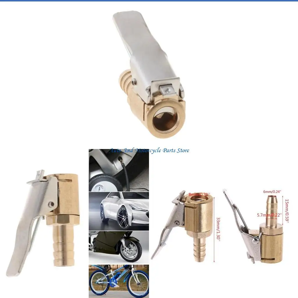 

P9FD Compressor Fitting Connector 1/4" Metal Nozzle Hardware Pneumatic Parts