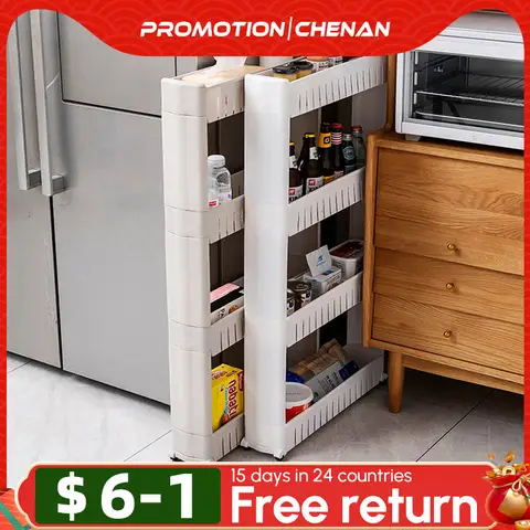 Interspace Gap Storage Shelf for Kitchen and Bathroom CHENAN