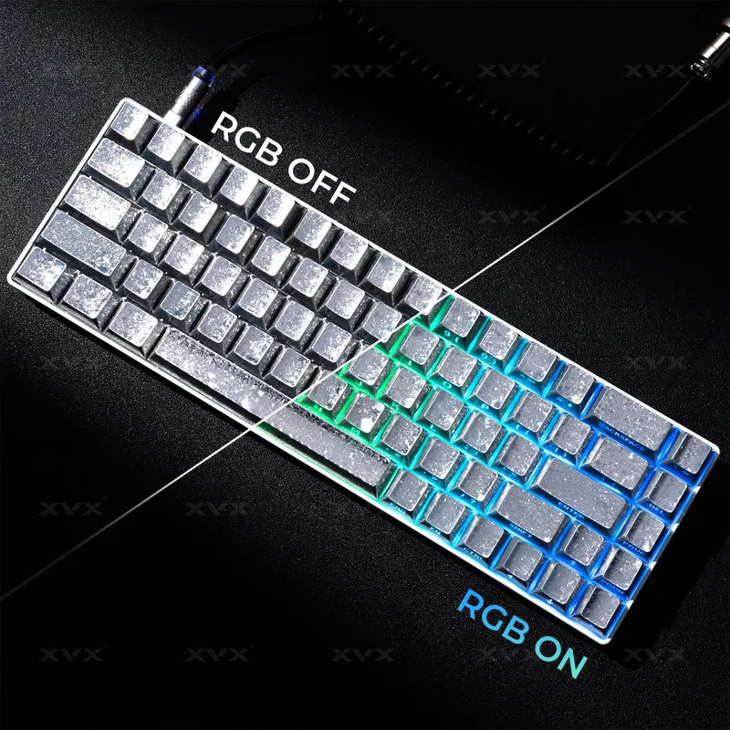 XVX Customized Keycaps Cherry Profile 61PCS Support Wooting 60HE Rakka60 Iso60 Venom60 madlions mad60 mchose ace60 60% Layout