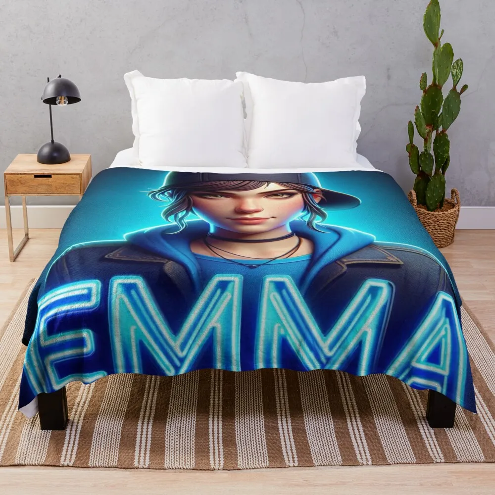 

Emma Throw Blanket Blankets Sofas Of Decoration Soft Big cosplay anime Sofas Blankets