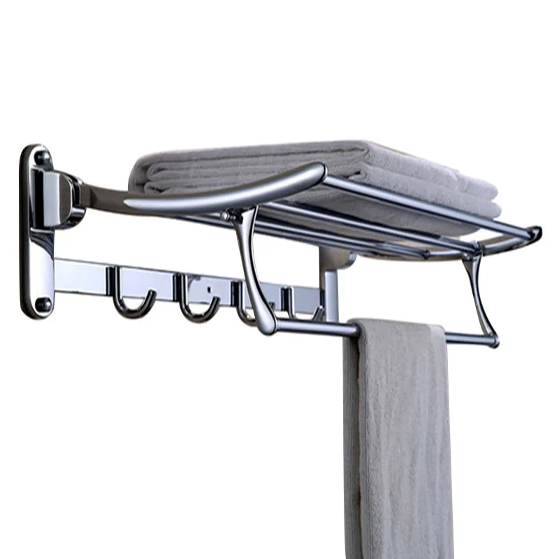 

Bathroom pendant, bathroom stainless steel bath towel rack, double towel rack, folding rack