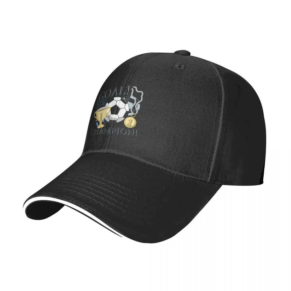 Football Goal Scoring Champion! Baseball Cap Rugby winter hats for men Christmas Hat Golf Wear Men's Hats Women's