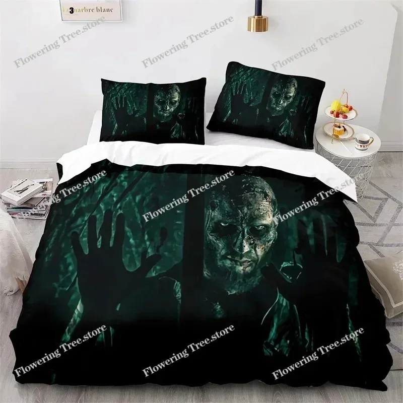 

Horror Theme Spooky Bedding Set Boys Girls Twin Queen Size Duvet Cover Pillowcase Bed Kids Adult Home Textileextile029
