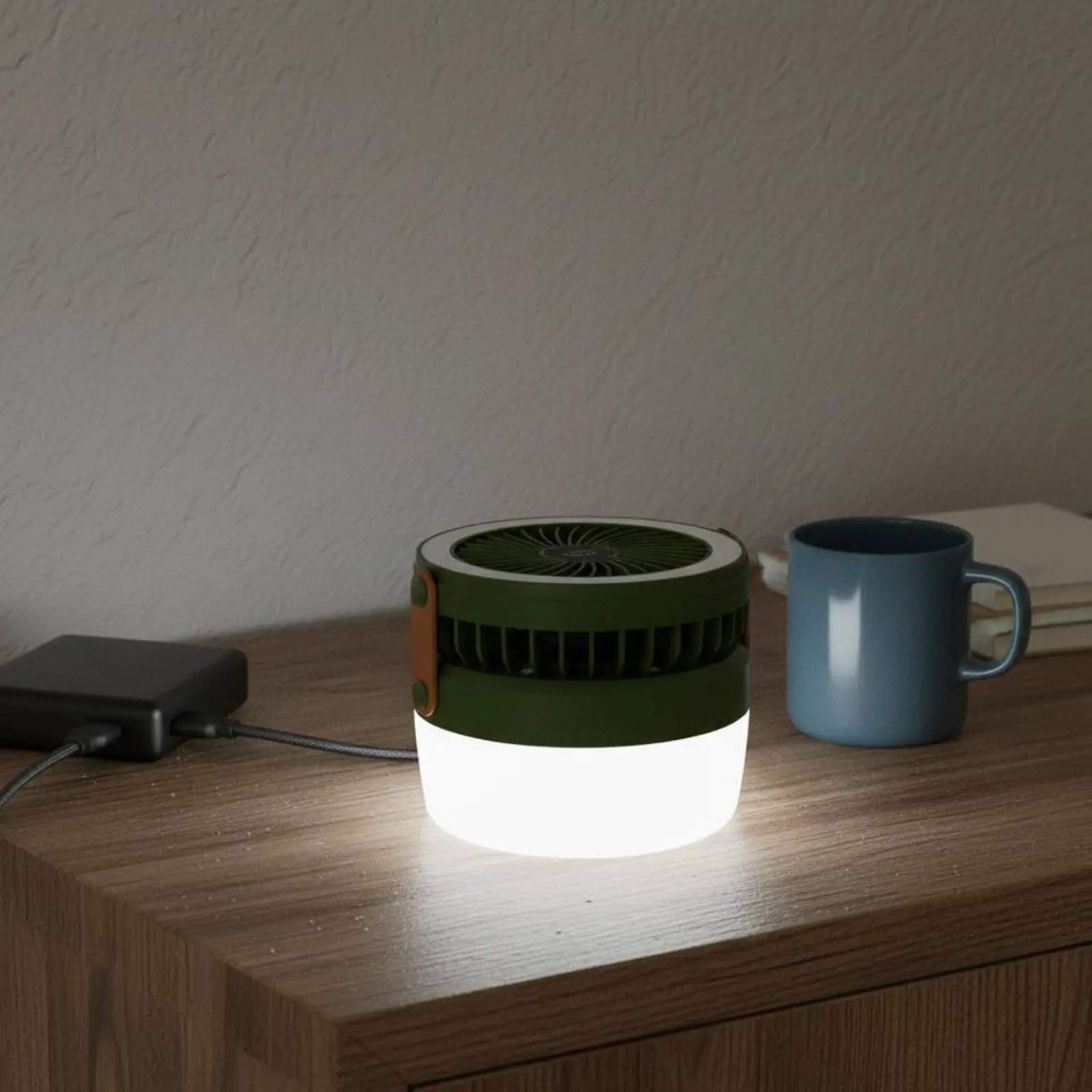 

Солнечный кемпинговый вентилятор-фонарь с функцией Power Bank, работающий от батареи, с ручкой для подвешивания, для кемпинга и активного отдыха