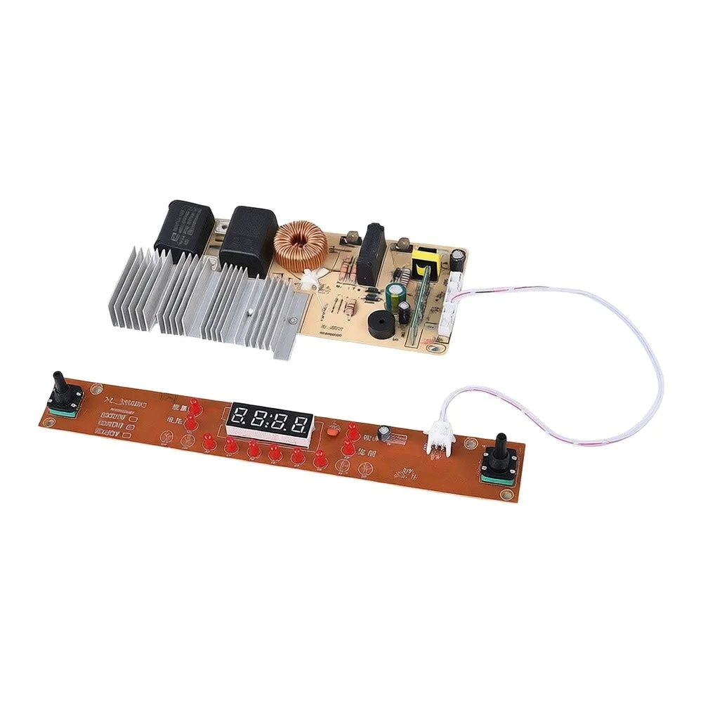 1Pc 220V 1500W Induction Cooker Circuit Board Digital Control Panel Motherboard For Heating Appliance Replacement