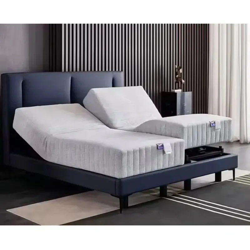 

Split king Adjustable Bed with Mattress Oaken Motor Controllable Adjustable king Size Bed Frame with Mattress Base