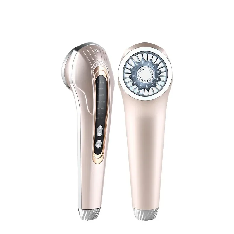 Elektrisch multifunctioneel schoonheidsapparaat reinigt de huid Trillingsmassage EMS Microstroom Radiofrequentie ML-023-YX