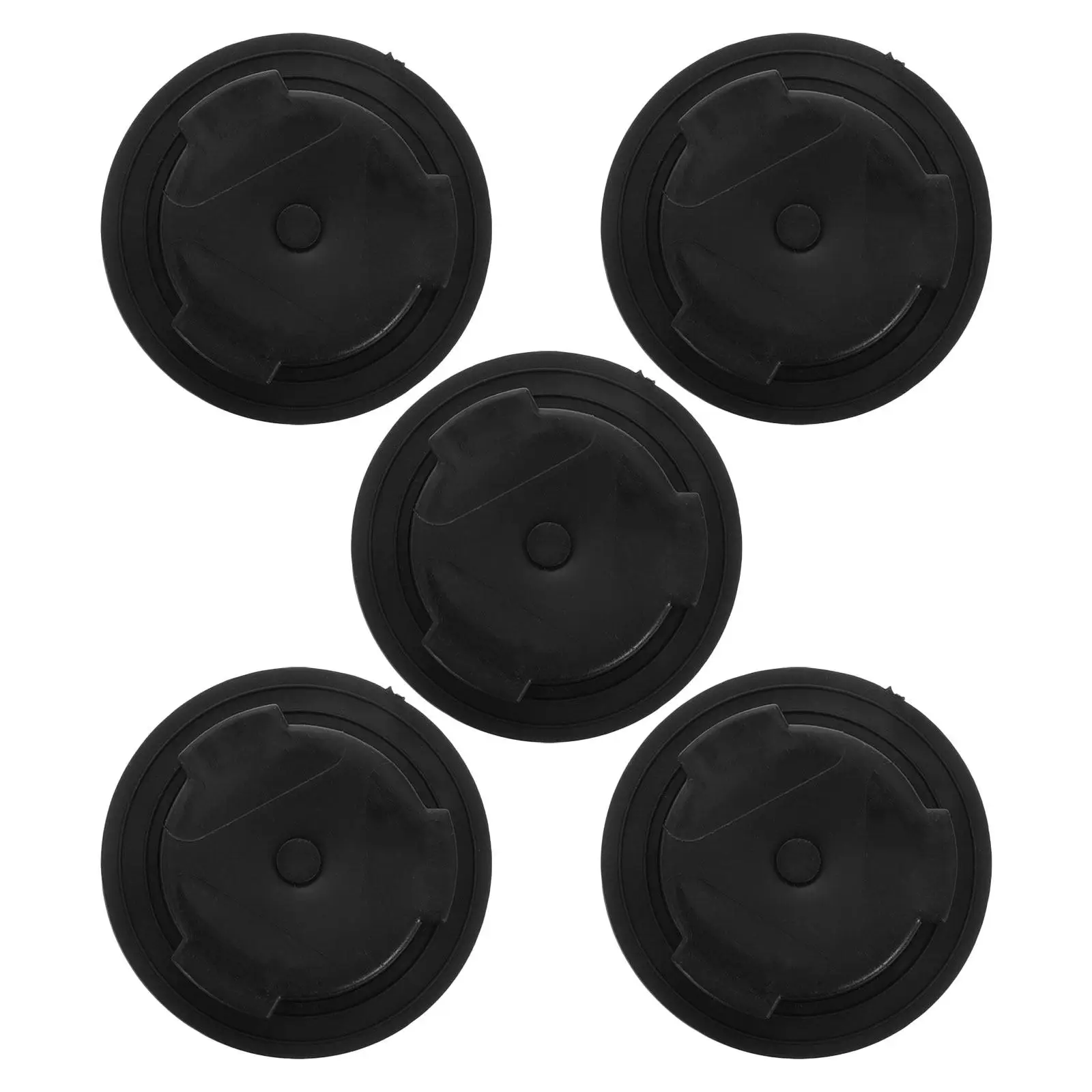 5Pcs Outdoor Garbage Bin Stopper Drain Plug Universal Waste Bin Drain Insert for Patio Trash Can Camping Boat Use