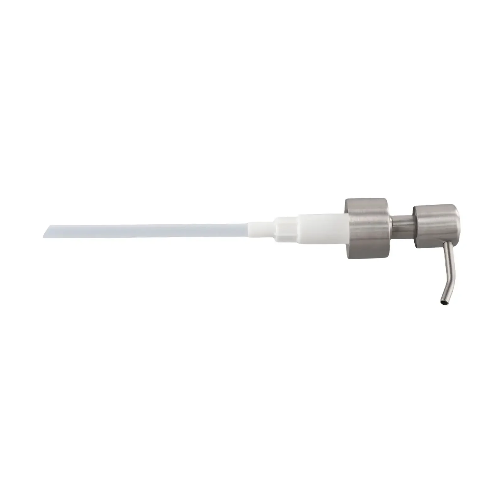 Stainless Steel Pump Head Soap Dispenser Bottle Press Nozzle Press Pump Soap Dispenser Pump Replacement With 11cm Long Tube
