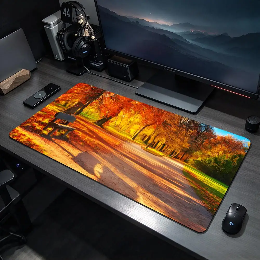 Soft Graphic P-Photograph Mouse Pad Large Gaming Mousepad Desk Mat Non Slip Bottom Featuring Stitched Edges