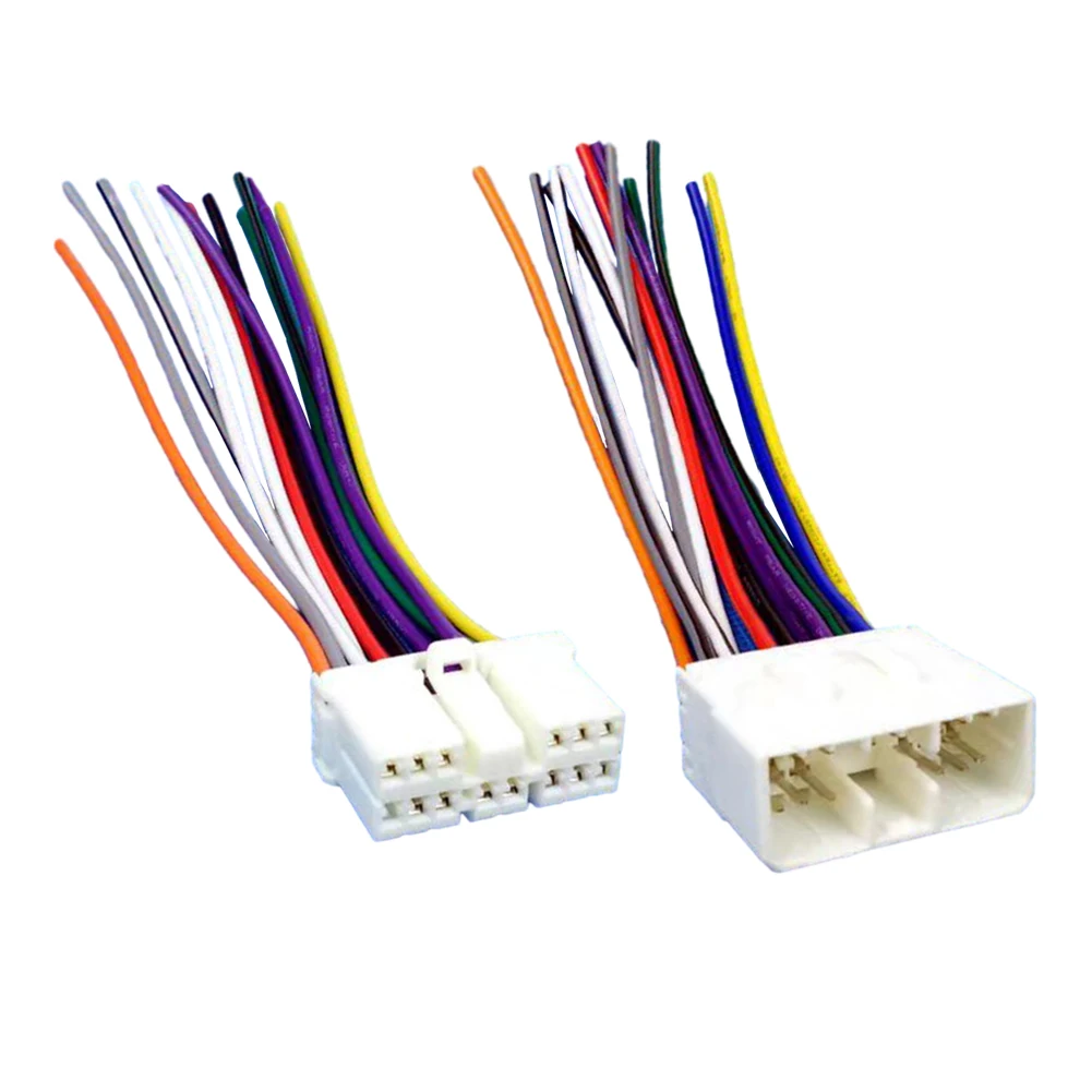 Wire Harness for combo Car Radio Installation Wiring Wire Harness for combo Wear-resistant Black Wire Harness for
