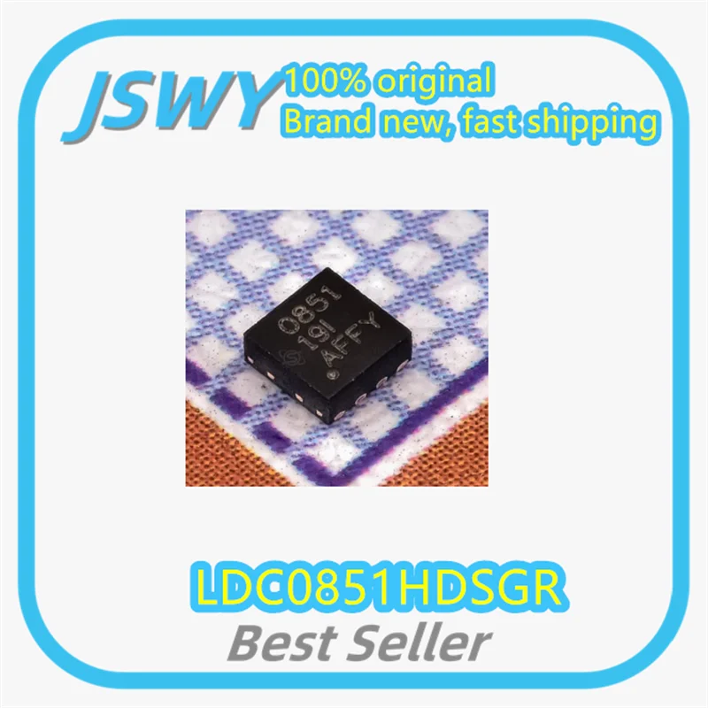 

(10/50 pieces) LDC0851HDSGR LDC0851 Silkscreen 0851 WSON-8 Differential Inductor Switch Sensor Chip Genuine