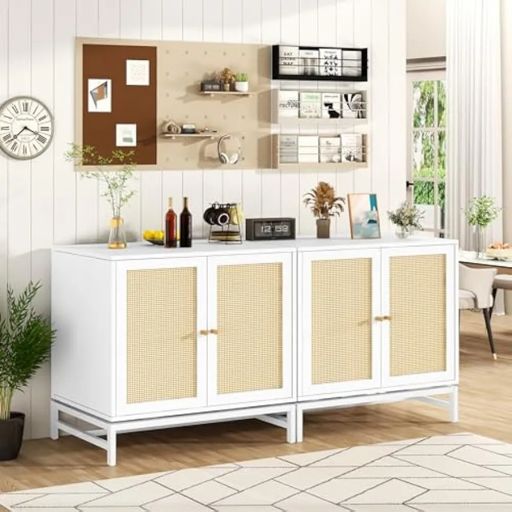 

Living Room Cabinets,with Storage Accent Cabinet With Doors & Adjustable Shelves,furniture,Sideboard Storage Cabinet