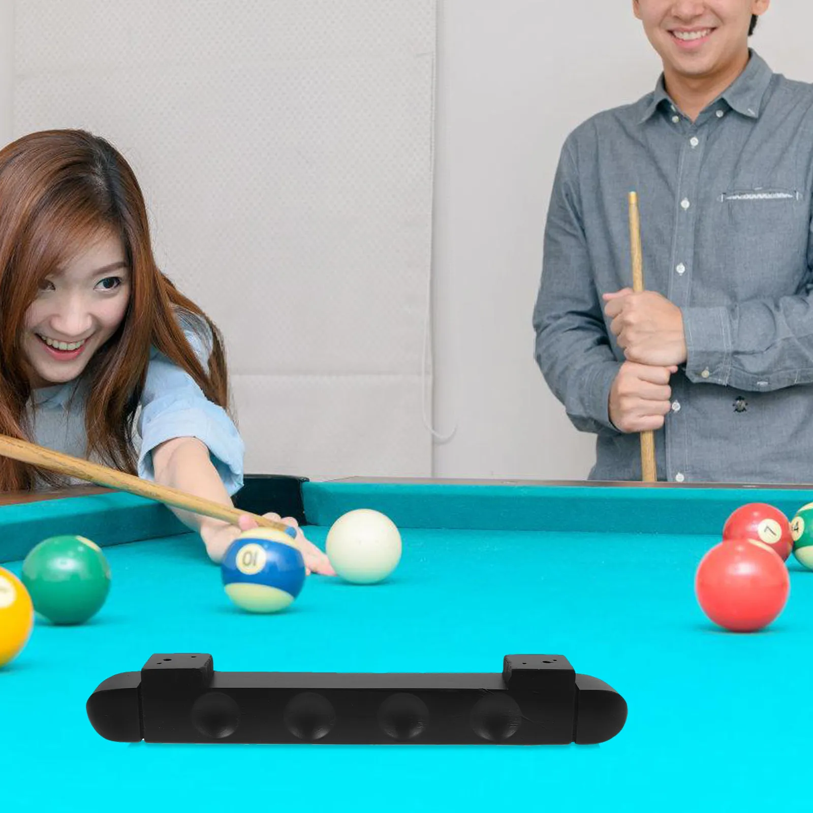 

1Set Wood Wall Mounted Billiard Cue Holder Pool Stick Rack Heavy Duty Display Stand for Cues Fishing Rods Trekking Poles Hockey