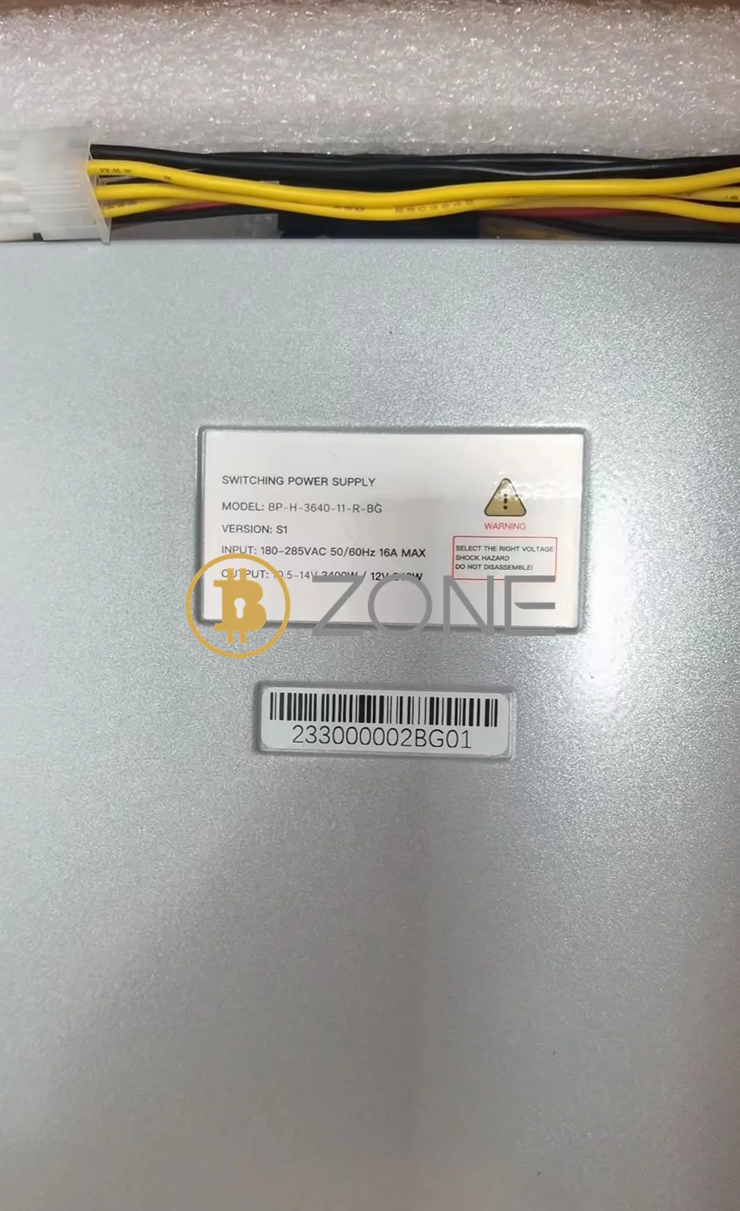 BP-H-3640 BP-H-3640-11-R-BG สวิตช์ไฟ3400วัตต์สำหรับ iceriver kaspa Miner KS3 KS3L KS3M PSU