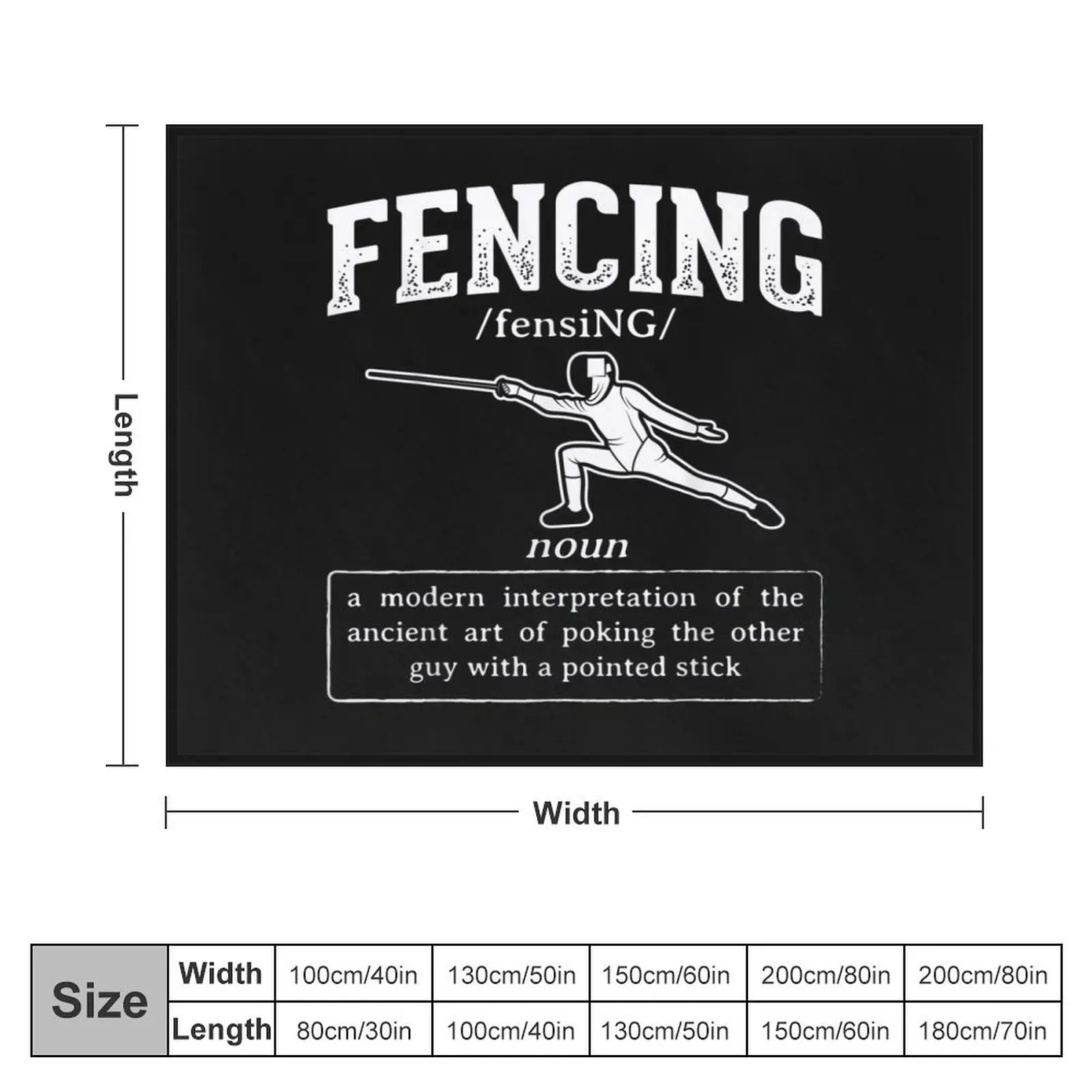 Fencing Throw Blanket Fashion Sofas Picnic Loose Luxury Designer Blankets