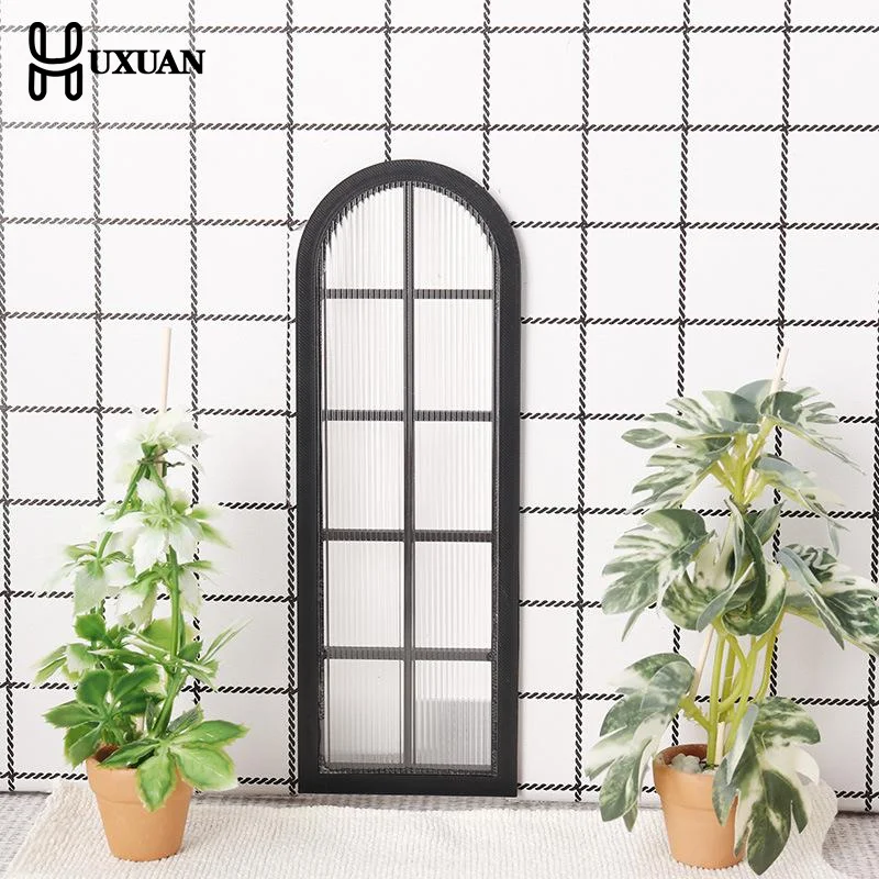 Miniature Dollhouse Window Frame Prop 1/12 - Simulation Furniture For Living Scene Decoration & Micro Scene Building