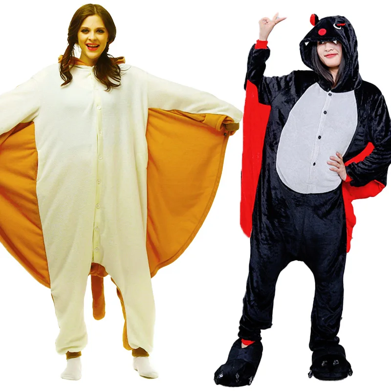 Kigurumi einteilige Pyjamas Dessous Nachtwäsche Nachthemd Halloween Cosplay Kostüme Stram pler verdicken Onesies Langarm Homewear