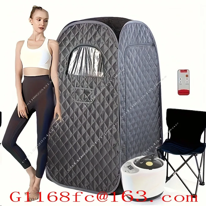 Household Health Sweating Cabin Sweat Steaming Box Folding Mobile Whole Body Fumigation Energy Cabin Steam Physiotherapy Sweat