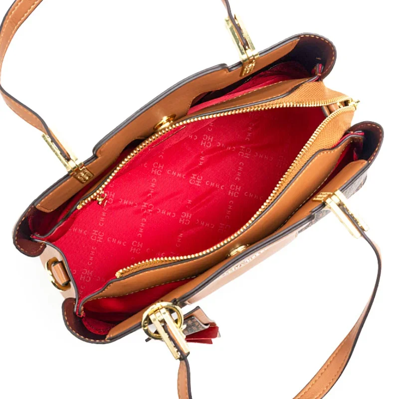 Tas Wanita Desain Kapasitas Besar, Bermerek, Bertulis, Berkelas, Desain Fashionable, Serbaguna, Elegan, Tas Belanja Wanita Terbaru