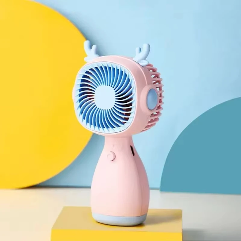 Xiaomi-Mini ventilateur de poche portable, coiffure d'animal mignon, déterminer le ventilateur électrique pour la maison, les voyages en plein air, le camping, petit refroidisseur d'air