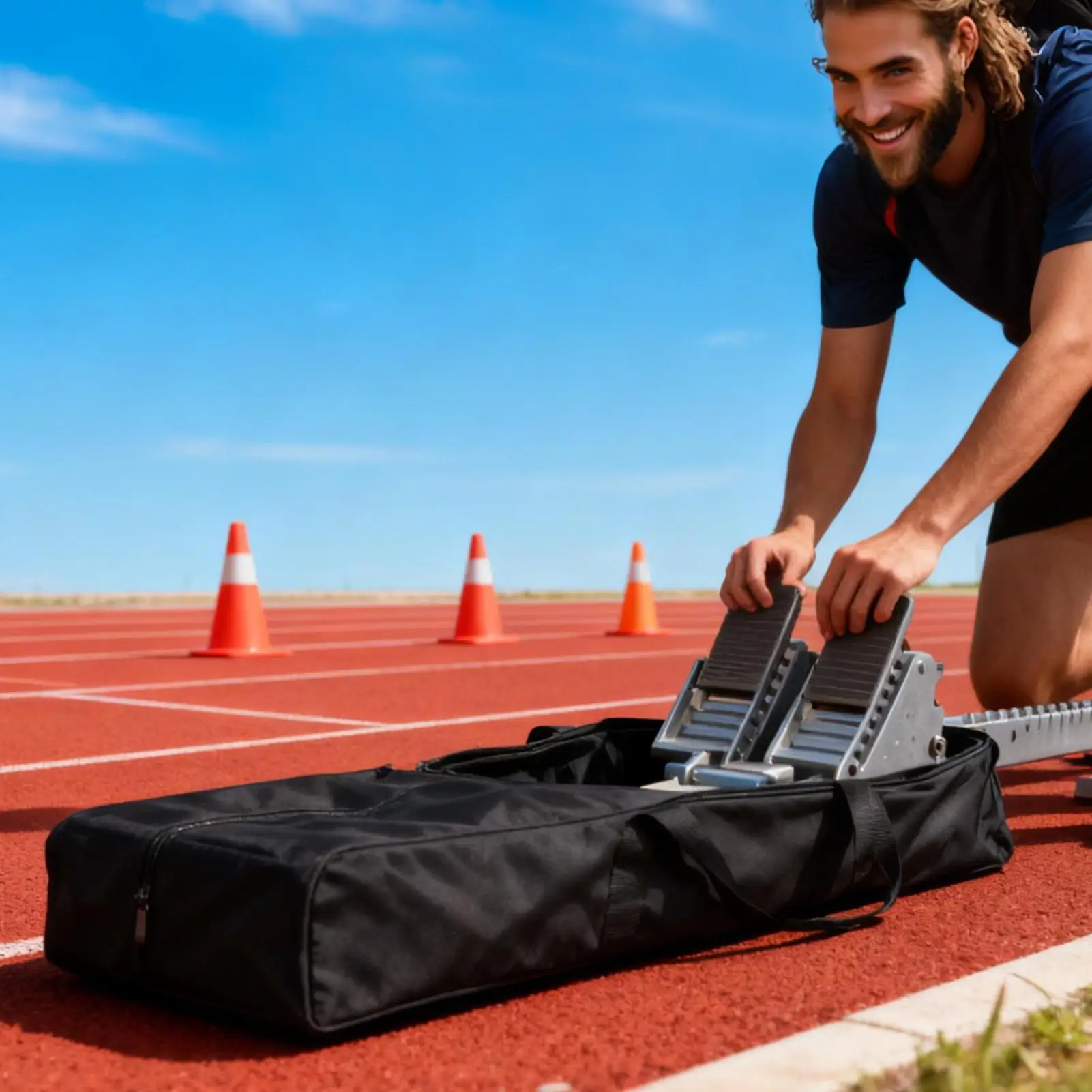 حقائب القماش الخشن الرياضية ذات سعة كبيرة منظم مقاوم للماء لبدء تشغيل كتلة التخزين حقيبة رياضية للرجال الرياضيين العدائين المدربين