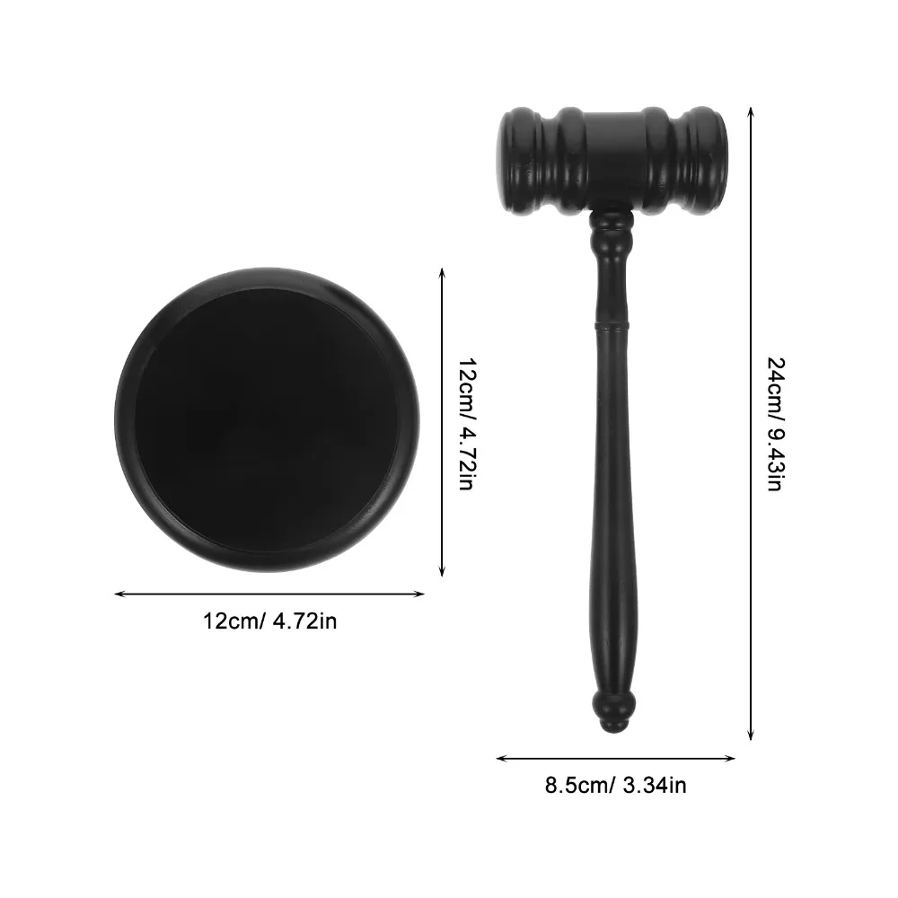 Simple Design Wood Gavel Judge Hammer Attorney Decorative Durable Base Lawyer Mallet Toy Loud Handcrafted Lobster Hammer Court