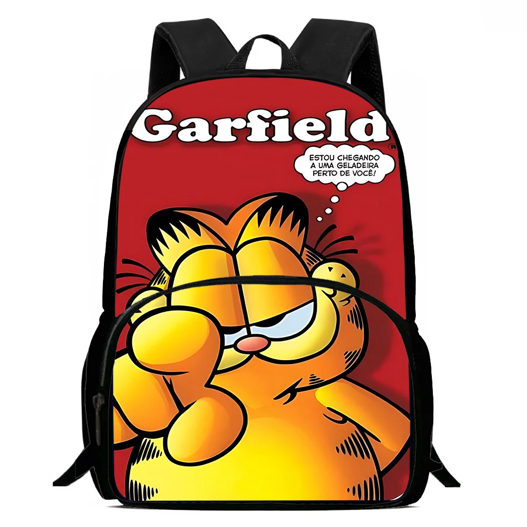 Garfields Kids Backpacks Boys and Girls Student Birthday Gift Child School Bags Large Capacity Camping Durable Rucksack