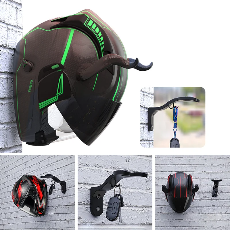 

For KAWASAKI Z H2 E-1 Z7 Hybrid Z500 Z400 Z900 Z1000 SX NINJA650 NINJA1000SX Motorcycle Accessories Helmet Hook Wall Mount Hooks