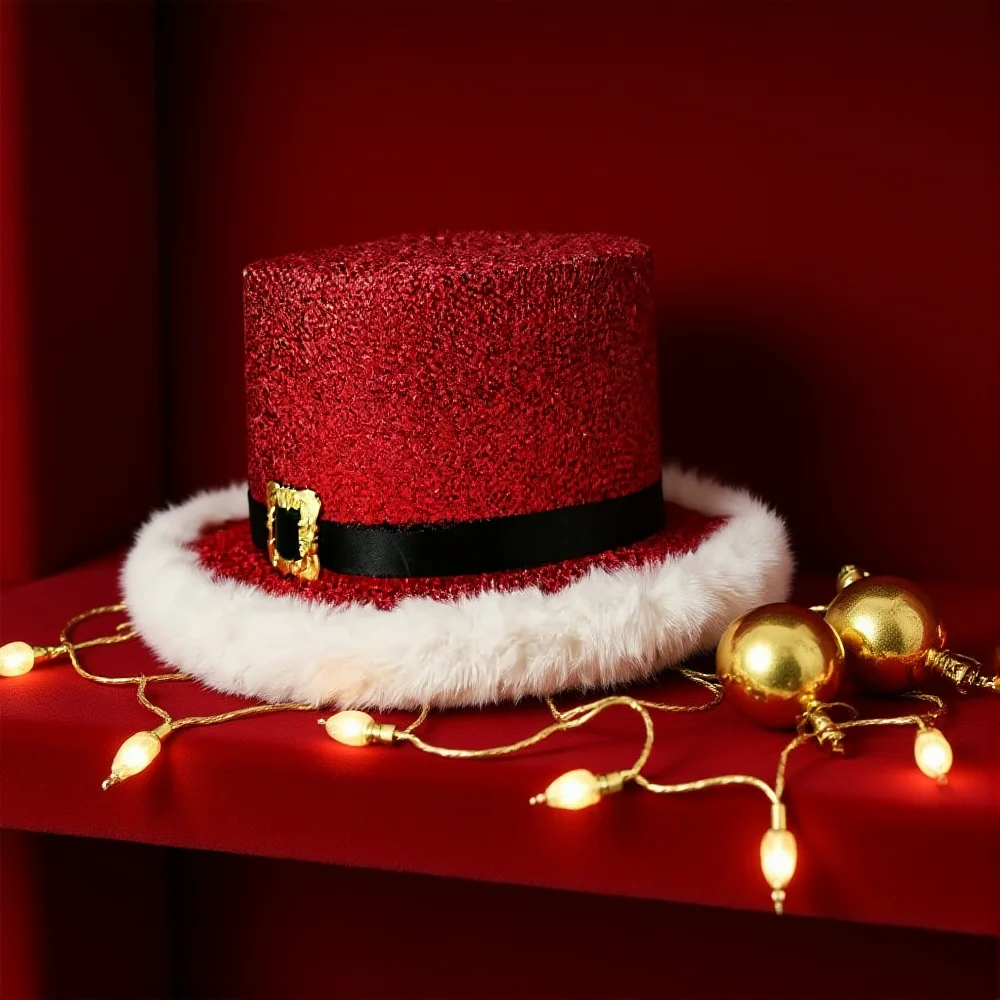 Kerstfeesthoed Winter Rode Gla - Santa Hat Plush recensie en prijs