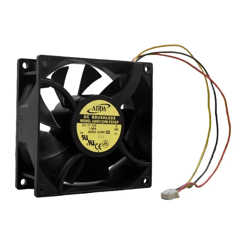 

ОРИГИНАЛЬНЫЙ AD0912HB-F93GP 12 В 1,0 А 9038 90*90*38 мм НОВЫЙ ОХЛАЖДАЮЩИЙ ВЕНТИЛЯТОР РАДИАТОР