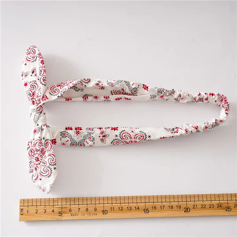 Summer Soft Solid Elastic Hair Bands for Girl Fashion Vintage Headband Knotted Bow Headdress Ladies Hoop Women Hair Accessories
