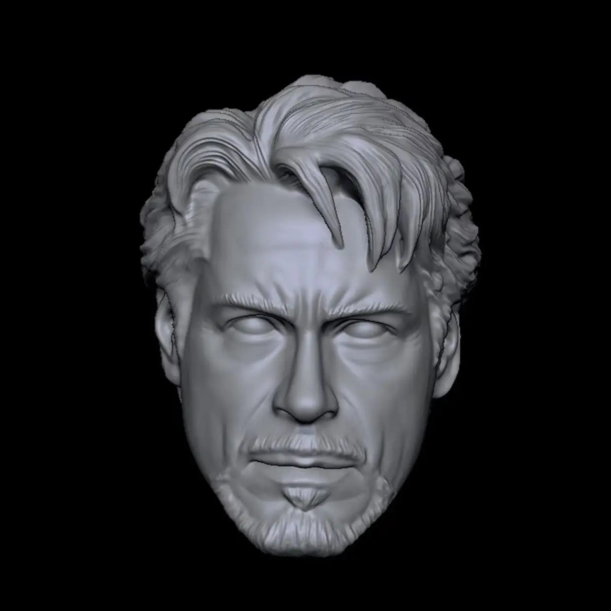 

HL131 DIY Индивидуальные 1/18 1/12 1/10 Неокрашенная голова Роберта Тони для 3,75 "6" 7 "фигурки SHF ML Mafex Mez NECA Mcf