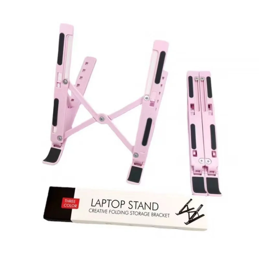 Foldable Aluminum Laptop Stand Notebook Holder Cooling Riser Ergonomic Desktop Mount Base High Quality Portable Accessory