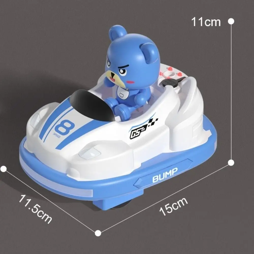 Mini Remote Control Bumper Cars Controlled with Spray, Lights and Music Ejecting Bumper Car Set Go Kart Battle Interaction