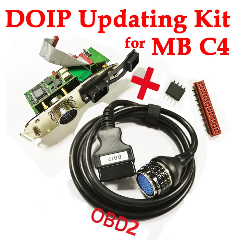 Комплект обновления DOIP MB STAR C4, кабель DOIP OBD2 16pin для MB STAR SD CONNECT C4, обновленный doip C4 SD connect диагностический автомобильный тест