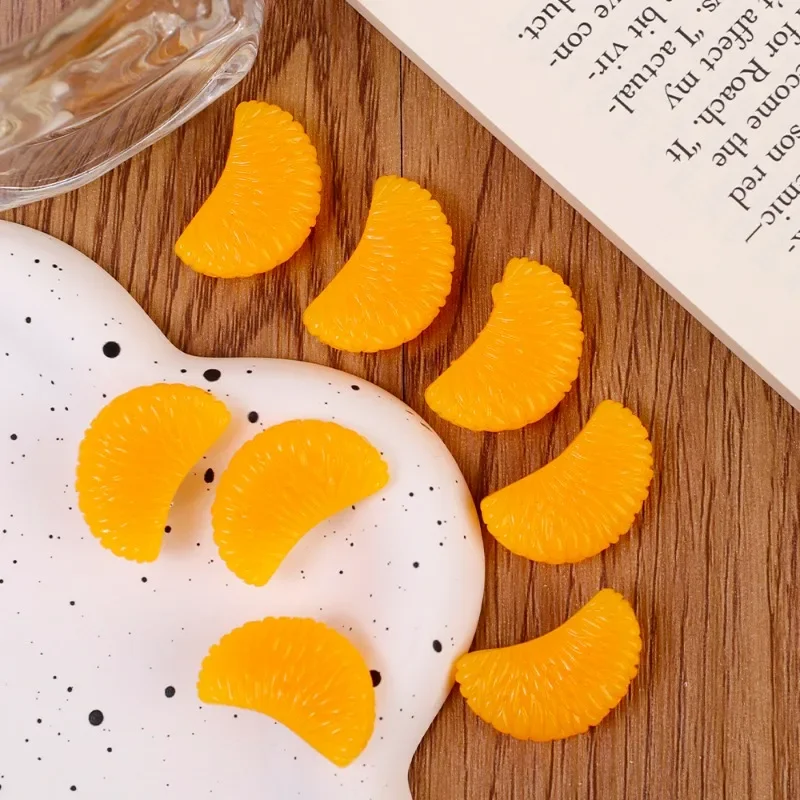 Creative Fruit Hair Clip New Mandarin Orange Hairpins Funny Simulation Fruit Duckbill Hair Clip for Women Fashion Headwear