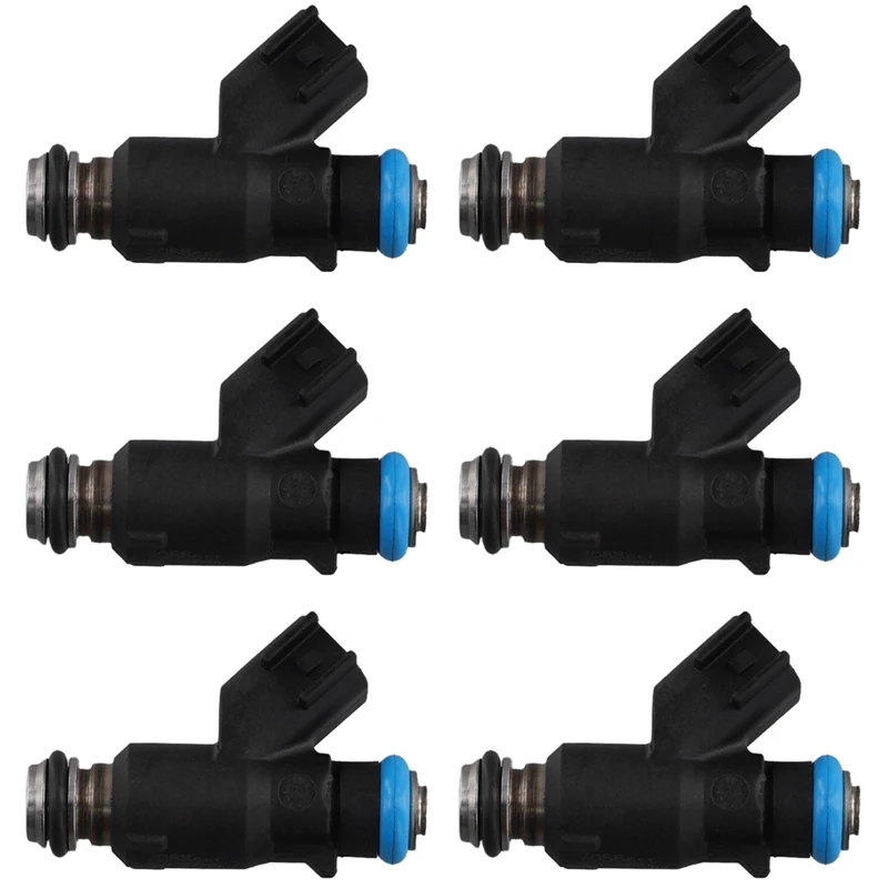 6PCS 35310-3C000 New Fuel Injector Nozzle For HYUNDAI KIA GENESIS SEDONA AZERA SONATA V6 3.3L 3.8L