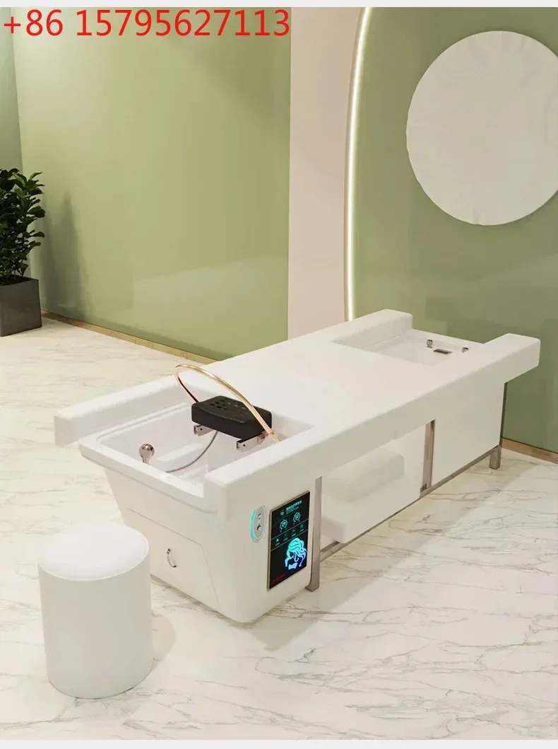 

SS NewElectric Lifting Massage Massage Bed Spa Beauty Salon Head Massage Foot Bath Integrated Bed Water Circulation Fumigation