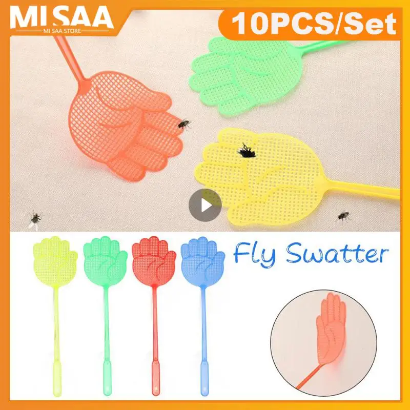 Adjustable Plastic Fly Swatter Home And Garden Flyswatter Flapper Mosquito Killler Fly Killer Anti Flies Manual Garden Supplies