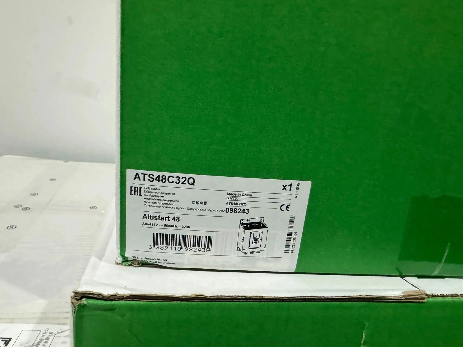 العلامة التجارية الجديدة ATS48M10Q ATS48M12Q ضمان لمدة سنة واحدة