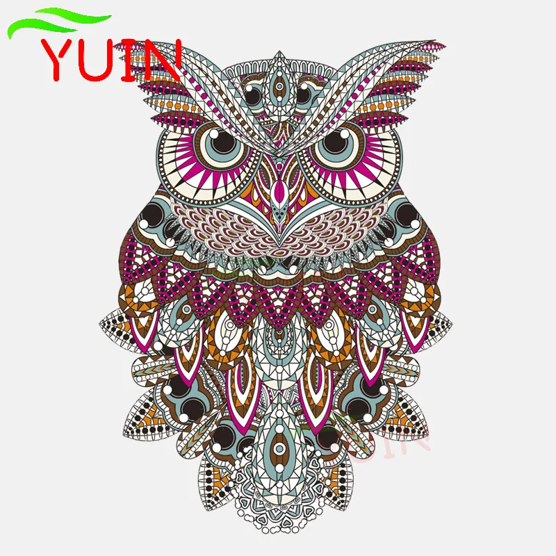 Car Sticker Lovely Forest Tribe Owl Decals Accessories Fashion Bumper Window Decoration High Quality Waterproof Decal 15*11cm