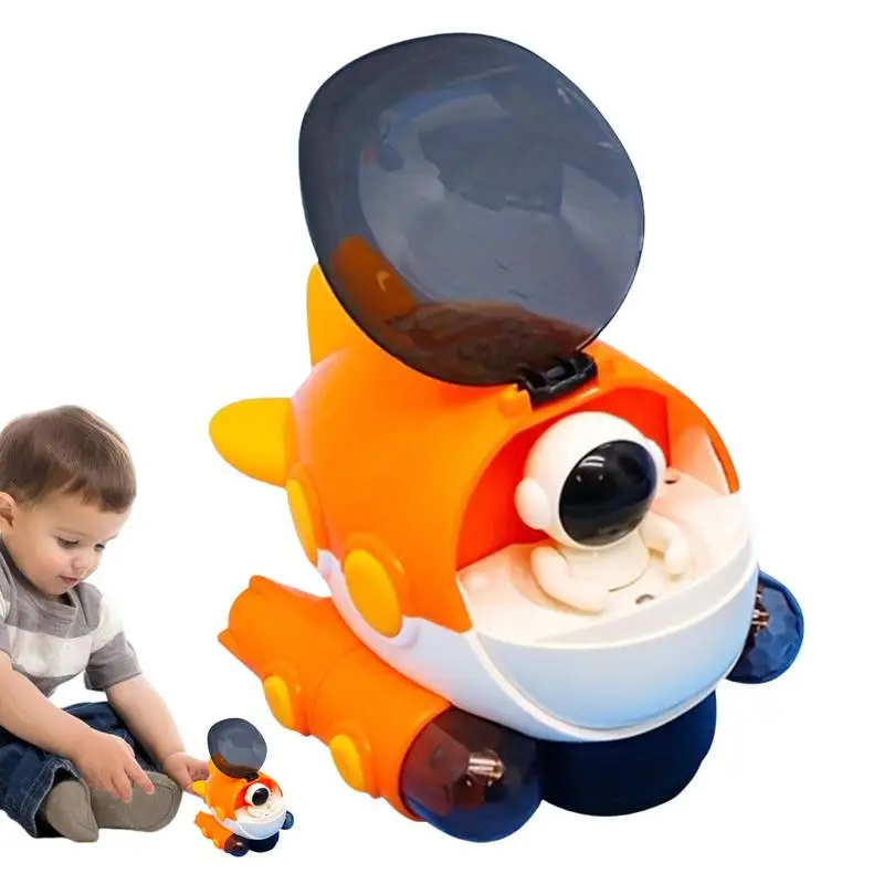 Kids Electric Airplane Car Light Up Submarine Toys For Kids With Music Astronaut Floating Water Toys Electric Airplane Models