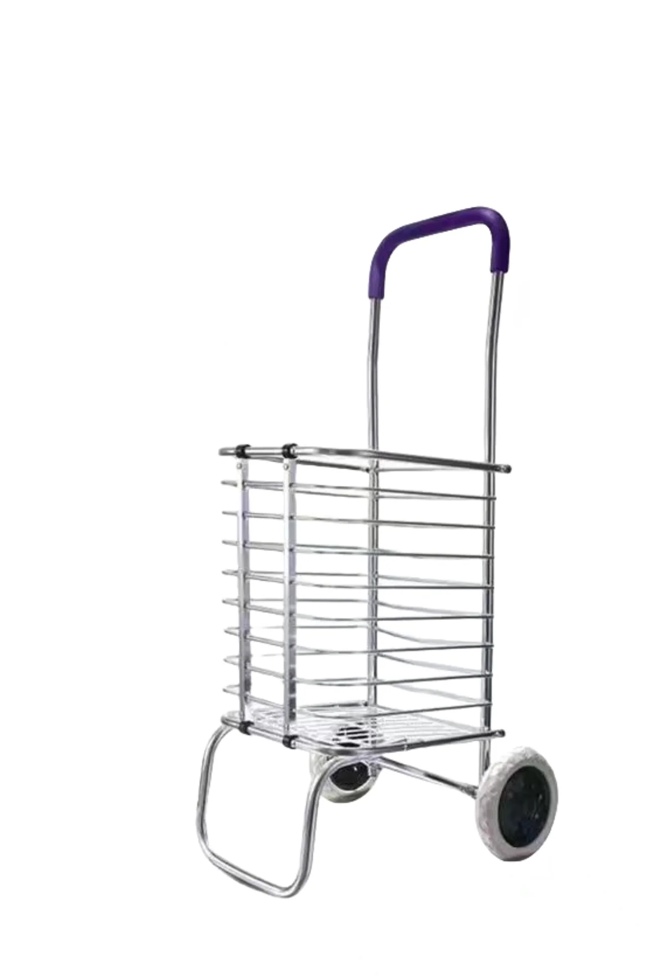 Reinforced Shopping Cart, Climbing Stairs, Hand Pulled, Household Folding Trolley, Carrying Goods, Portable Grocery Cart