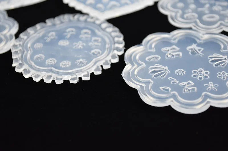 SNASAN Flügel Schleife Blumen Mond Stern Silikonform für Schönheit Nail Art DIY handgemachtes Werkzeug kleine Perlen Polymer Clay Form – Detail 10