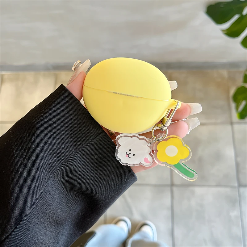 Защитный силиконовый чехол для Huawei FreeClip милые Мультяшные Чехлы Bluetooth наушники портативные наушники