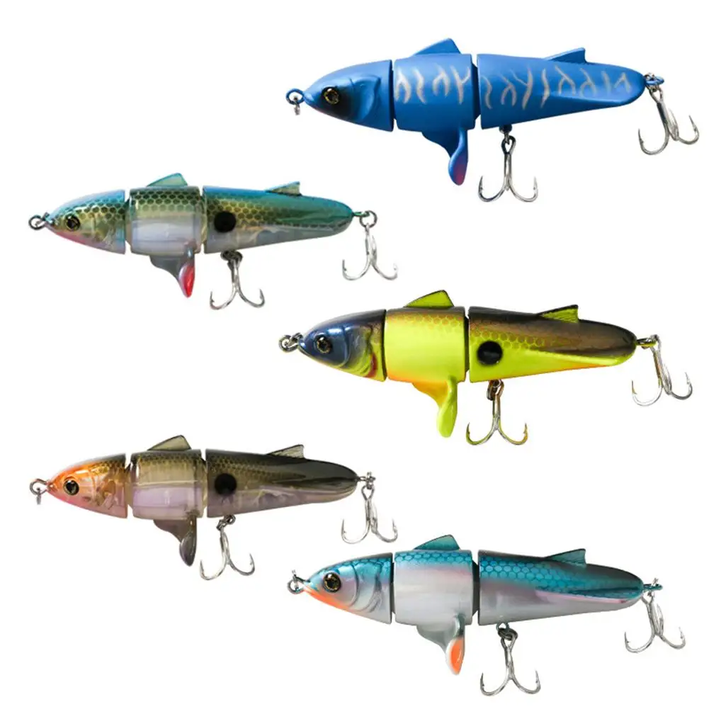 

Artificial Fishing Bait 11cm/24g 3-Segmented Jointed Hard Bait Plastic Bionic Pencil Simulation Floating Fishing Lures Crankbait